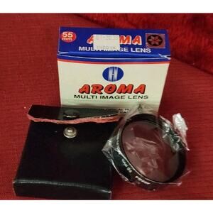 Aroma 55mm Multi-Image Lens Filter With Mount & Case NIB